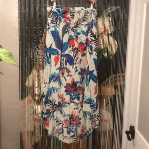 Kymerah Floral Print Silk Skirt for SALE!